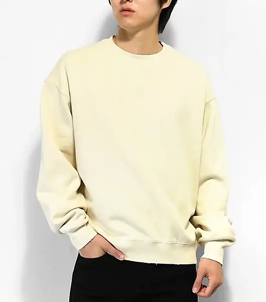 Distressed Boxy Ninth Hall Crewneck Men’s Sweatshirt