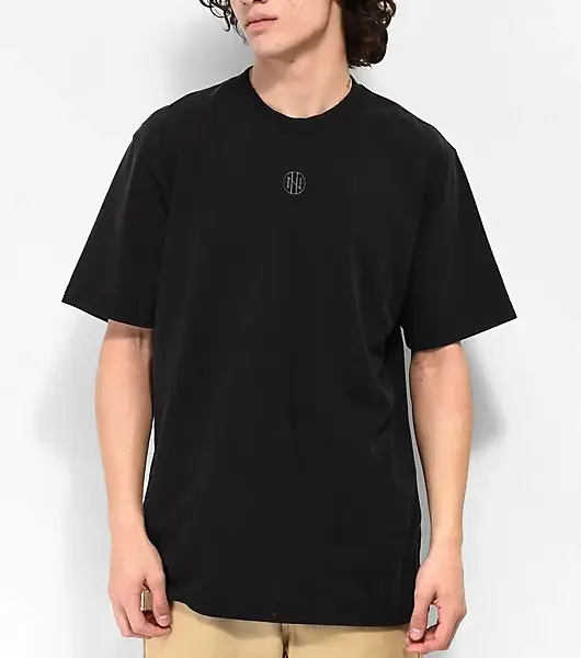 Fundamentals Ninth Hall Black Wash Boxy T-Shirt