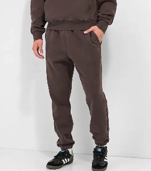 Ninth Hall Fundamentals Brown Wash Sweatpants